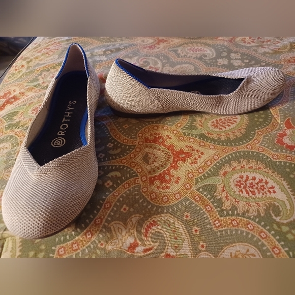 Rothy's Shoes - Rothy's 7.5 37.5 grey gray taupe flats loafers shoes